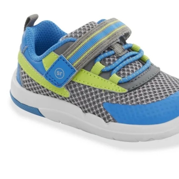 Stride Rite Blue and Green Athletic Sneakers #202 - Picture 1 of 9